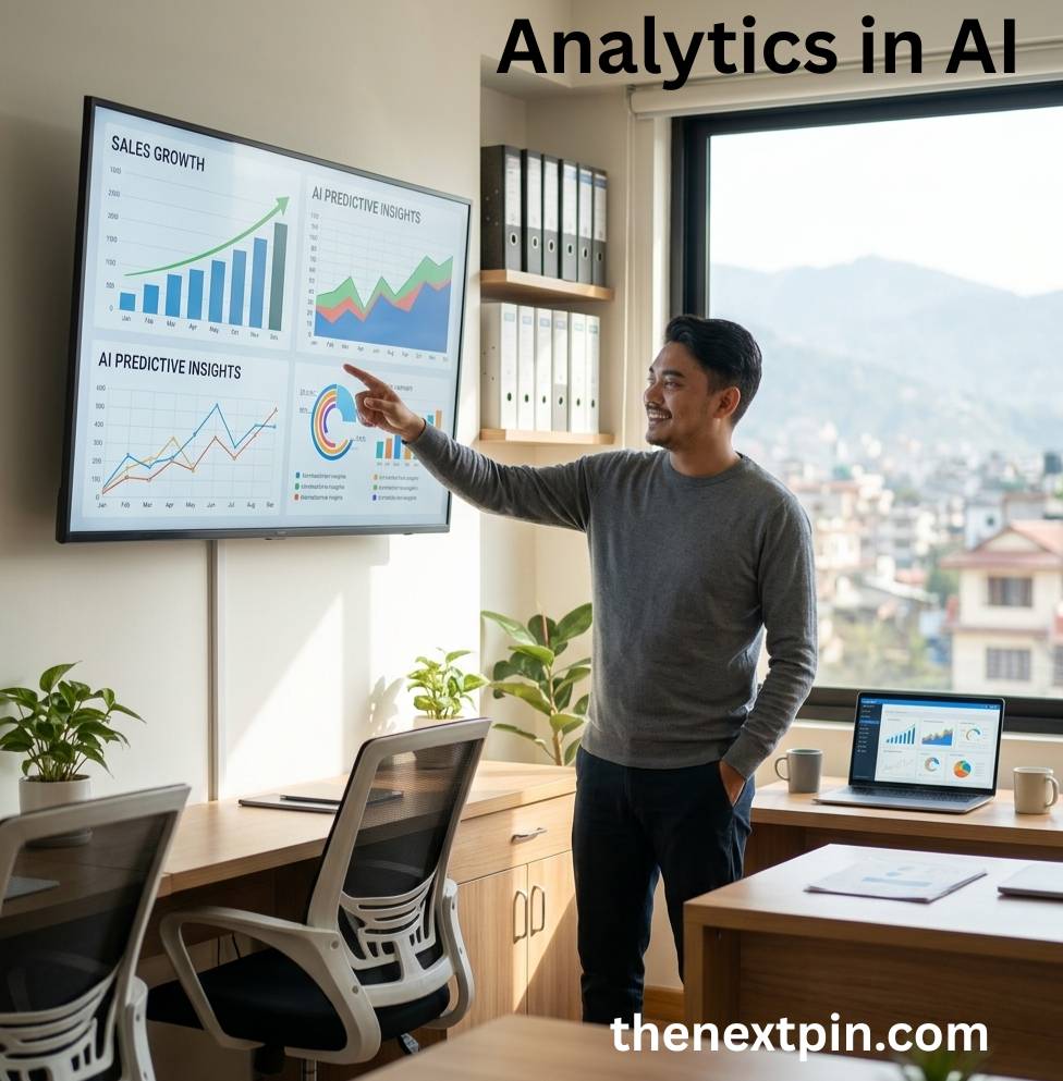 Predictive analytics in AI helping e-commerce business growth – real examples of using data analytics for better decisions and increased sales.